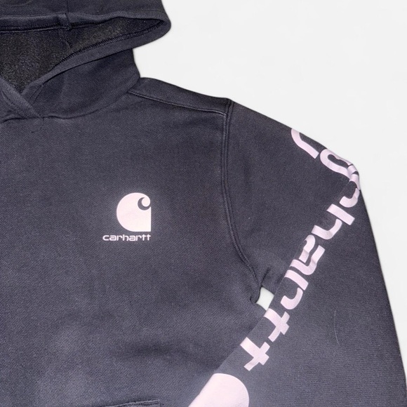 Boys Black Classic Carhartt
Pullover Hoodie Sweater Size Large - Picture 3 of 5